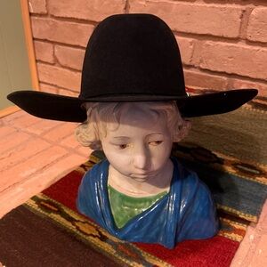 Men’s American Hat Company 20X Black Hat Size 7 3/8